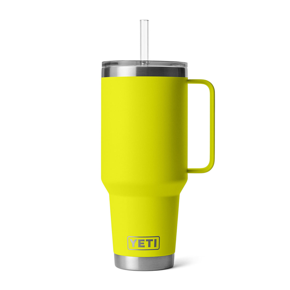 Yeti Rambler 42 oz. Straw Mug Image in Firefly Yellow