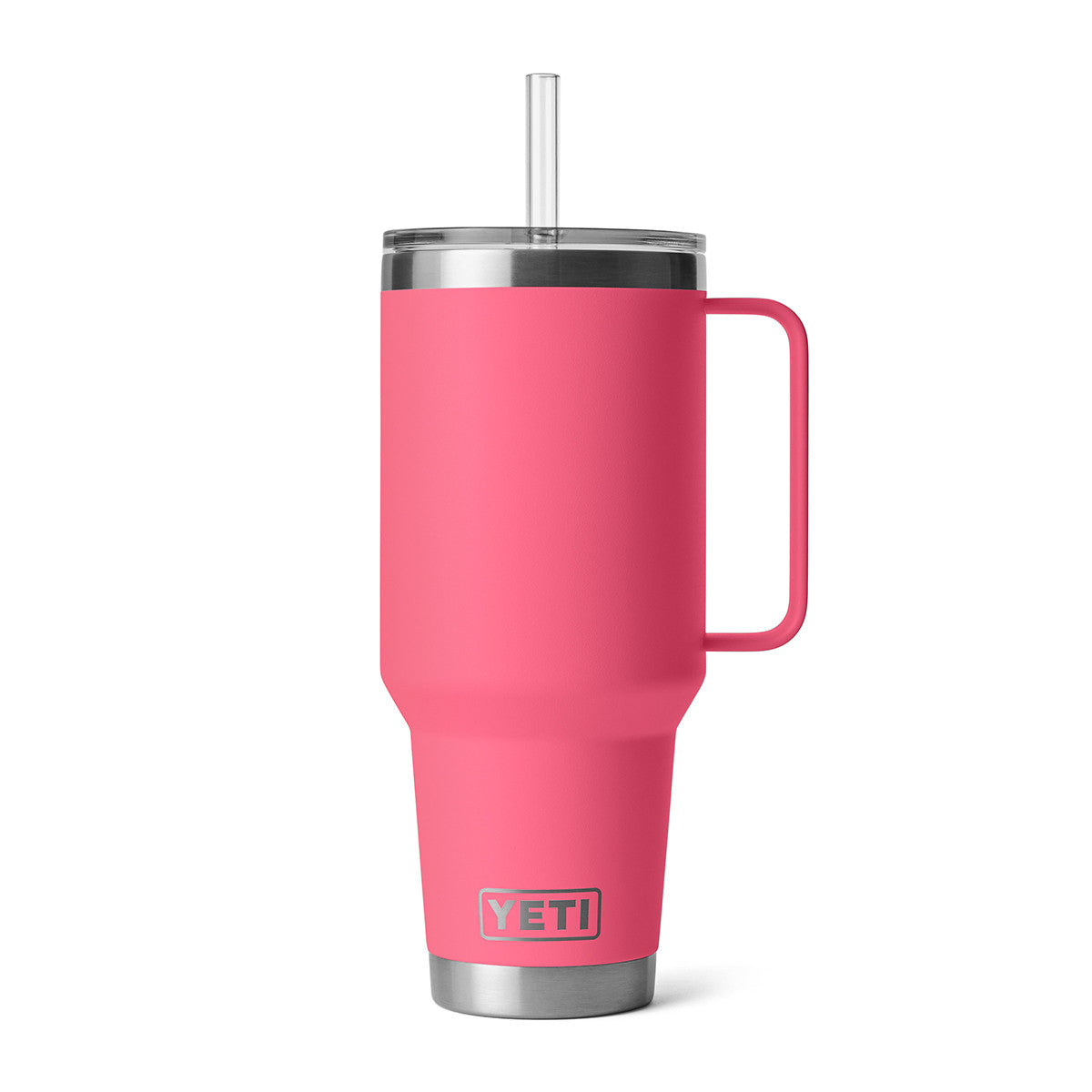 Yeti Rambler 42 oz. Straw Mug Image in Tropical Pink