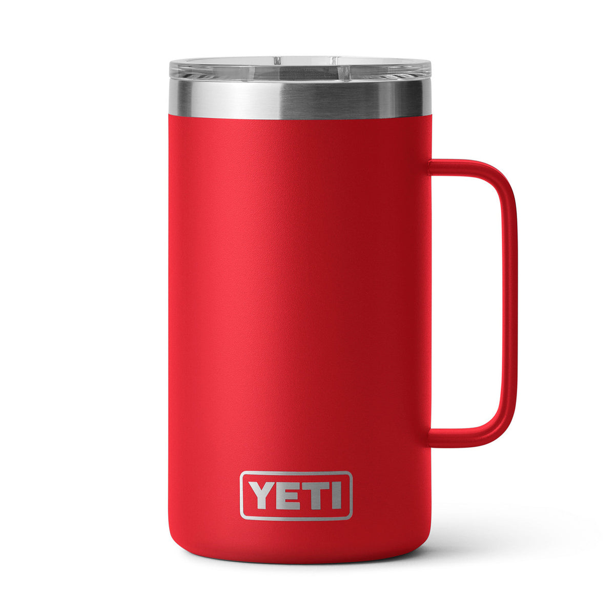 Image of the Yeti Rambler 24 oz. Mug with Durasip Ceramic Lining in Rescue Red