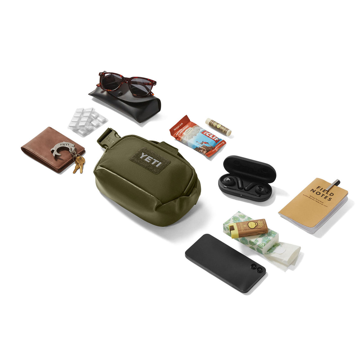 Contents Image of the Yeti 1L Ranchero Crossbody Bag.