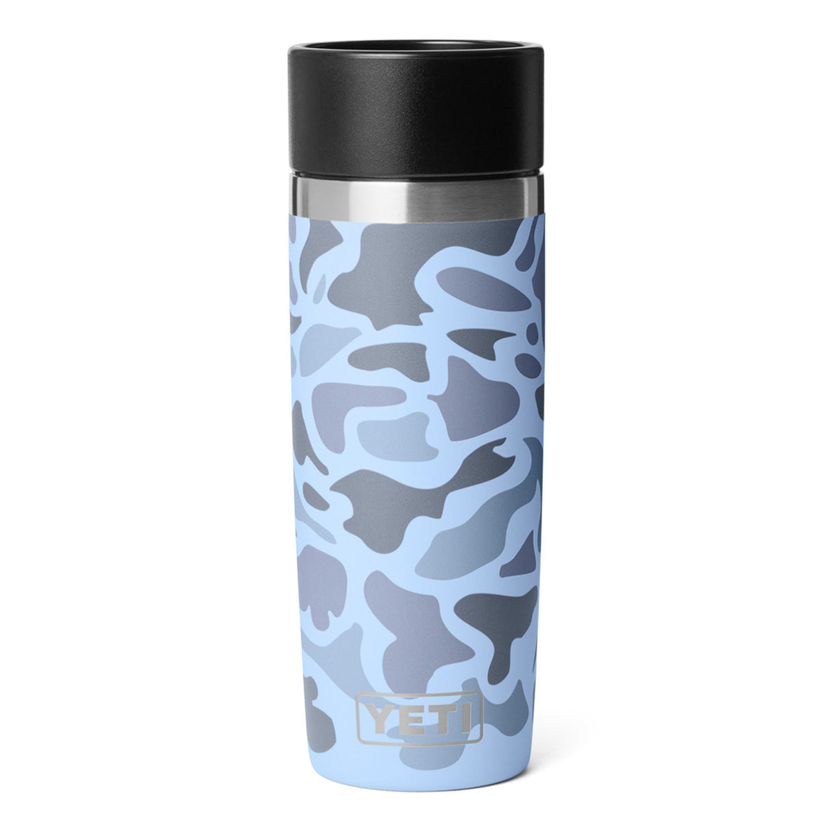 Yeti Rambler 16 oz. Travel Bottle Image in Blue Camo