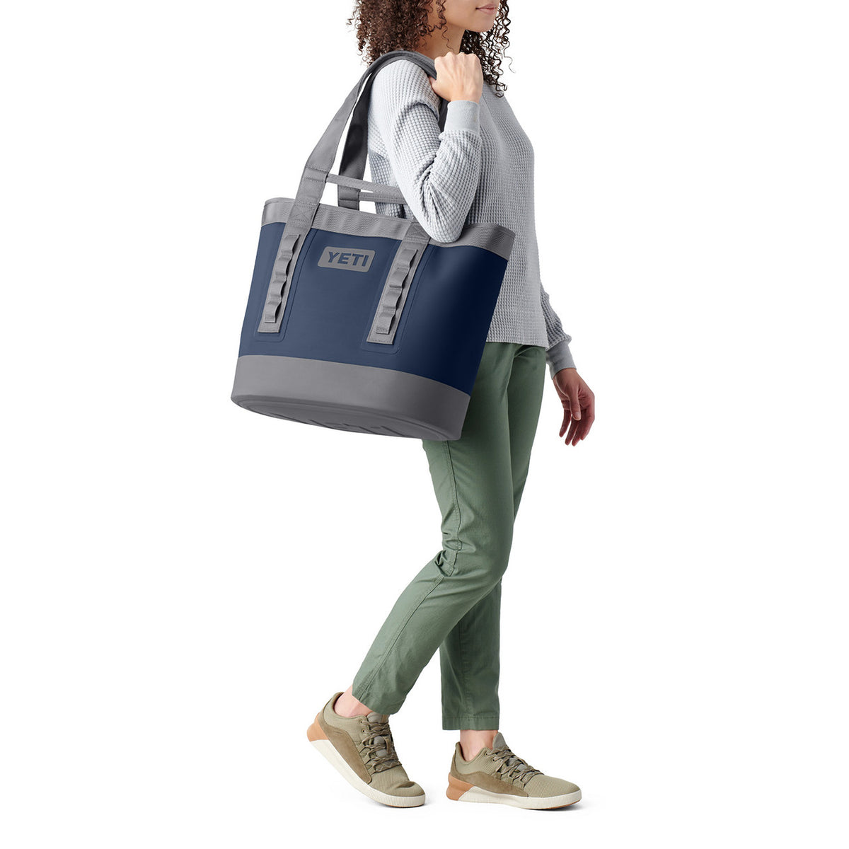 Yeti Camino 35 Carryall Tote Bag 2.0 with Model Image