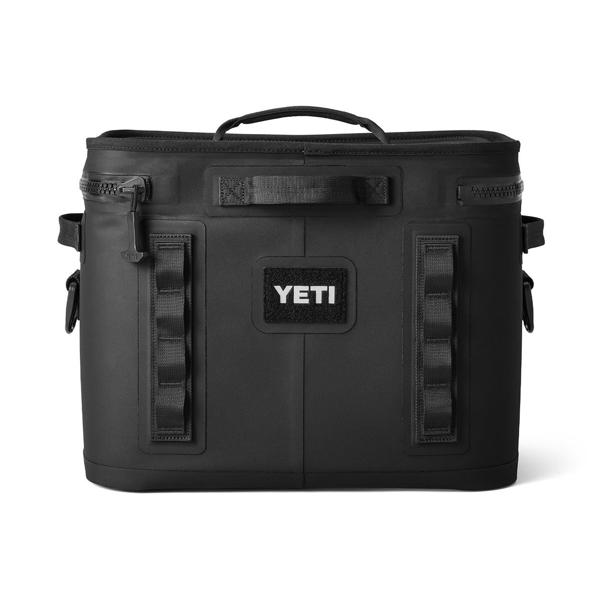 Yeti Hopper Flip 18 Soft Cooler Back Image in Black