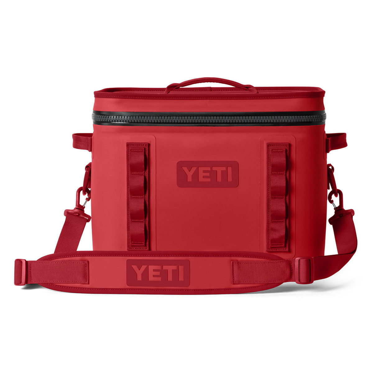Yeti Hopper Flip 18 Soft Cooler Image in Rescue Red