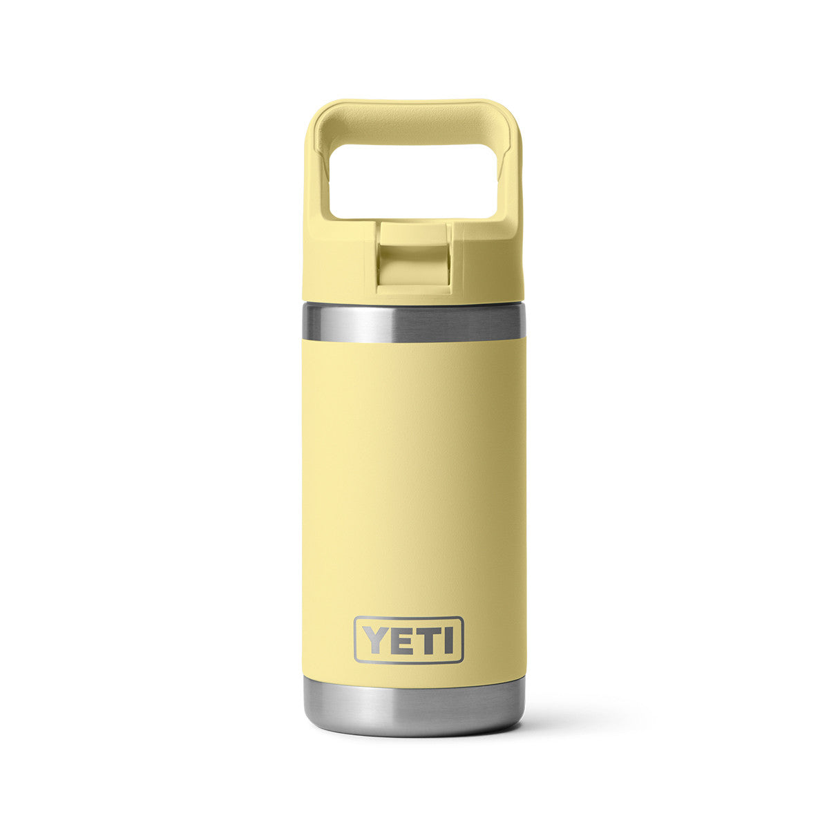 Yeti Rambler Jr. 12 oz. Kids' Water Bottle with Color-Matched Straw Cap Image in Daybreak Yellow