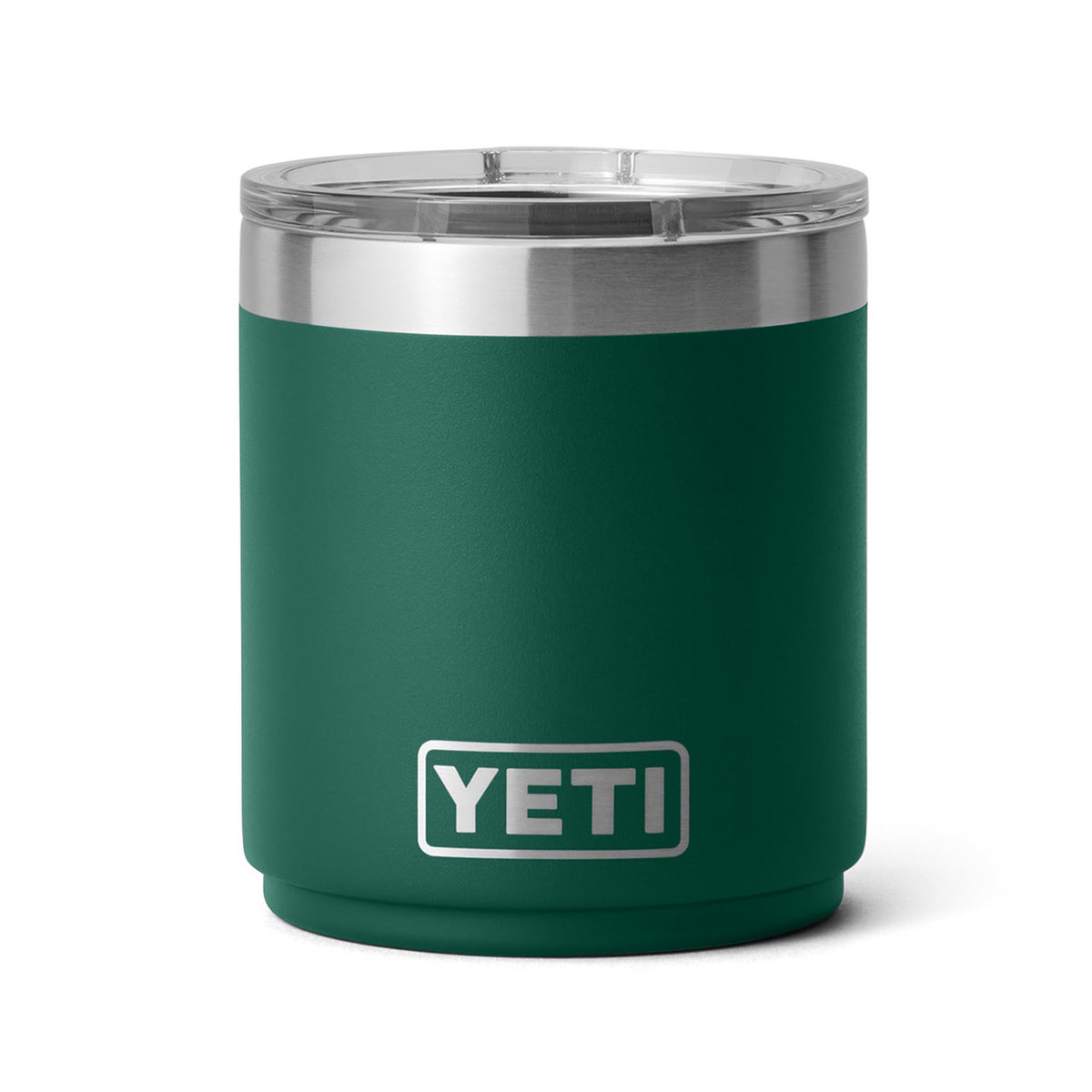 Yeti Rambler 10 oz. Stackable Lowball 2.0 Image in Black Forest Green