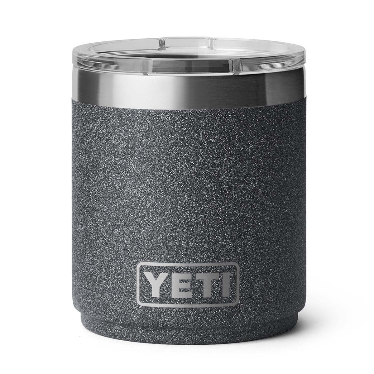 Yeti Rambler 10 oz. Stackable Lowball 2.0 Image in Black Stone