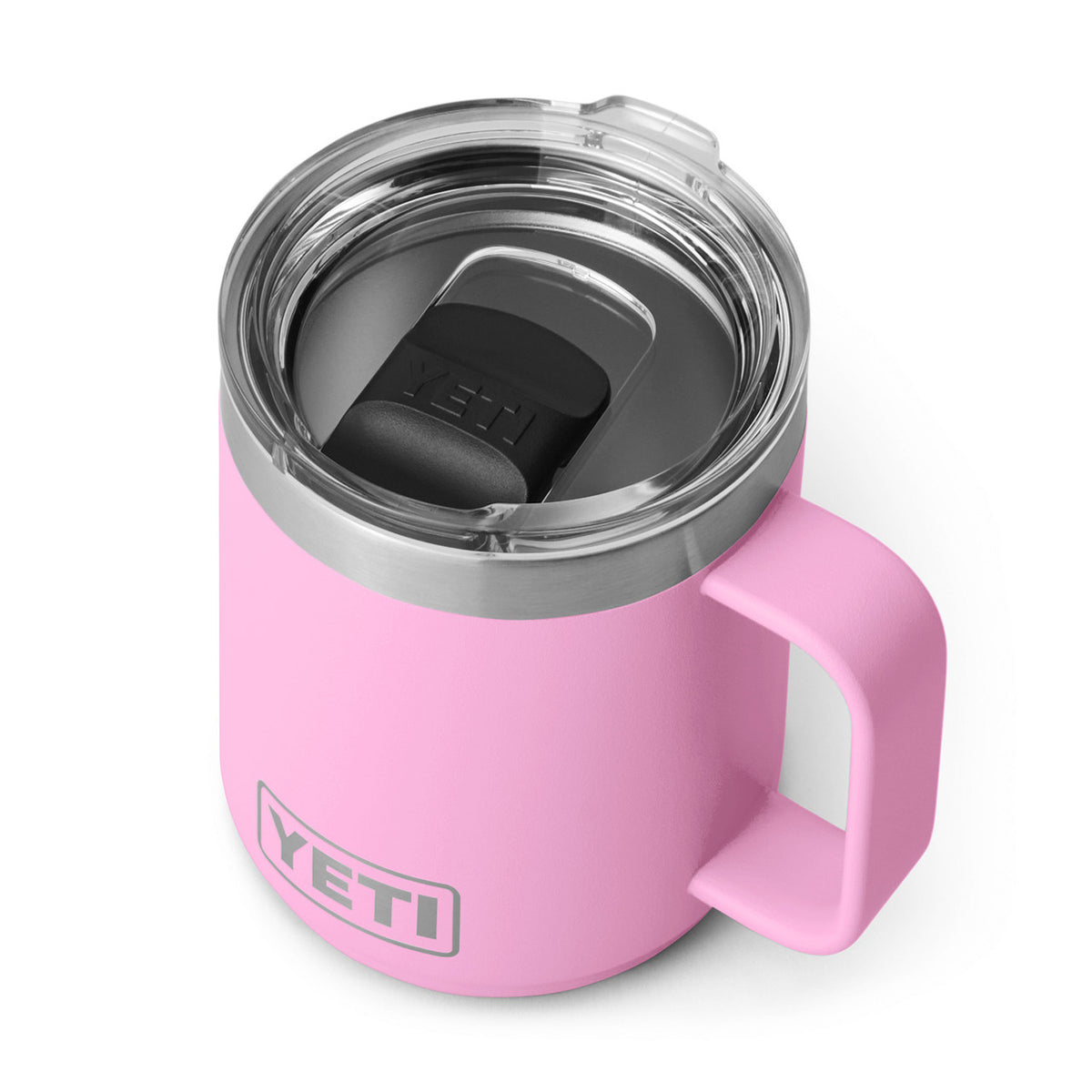 Yeti Rambler 10 oz. Stackable Mug Top Image in Power Pink