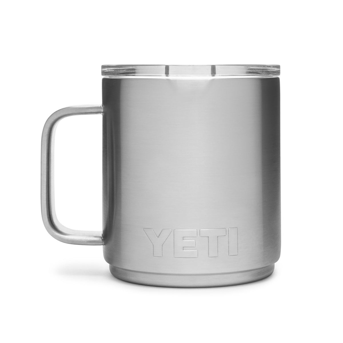 Yeti Rambler 10 oz. Stackable Mug Back Image in Stainless Steel