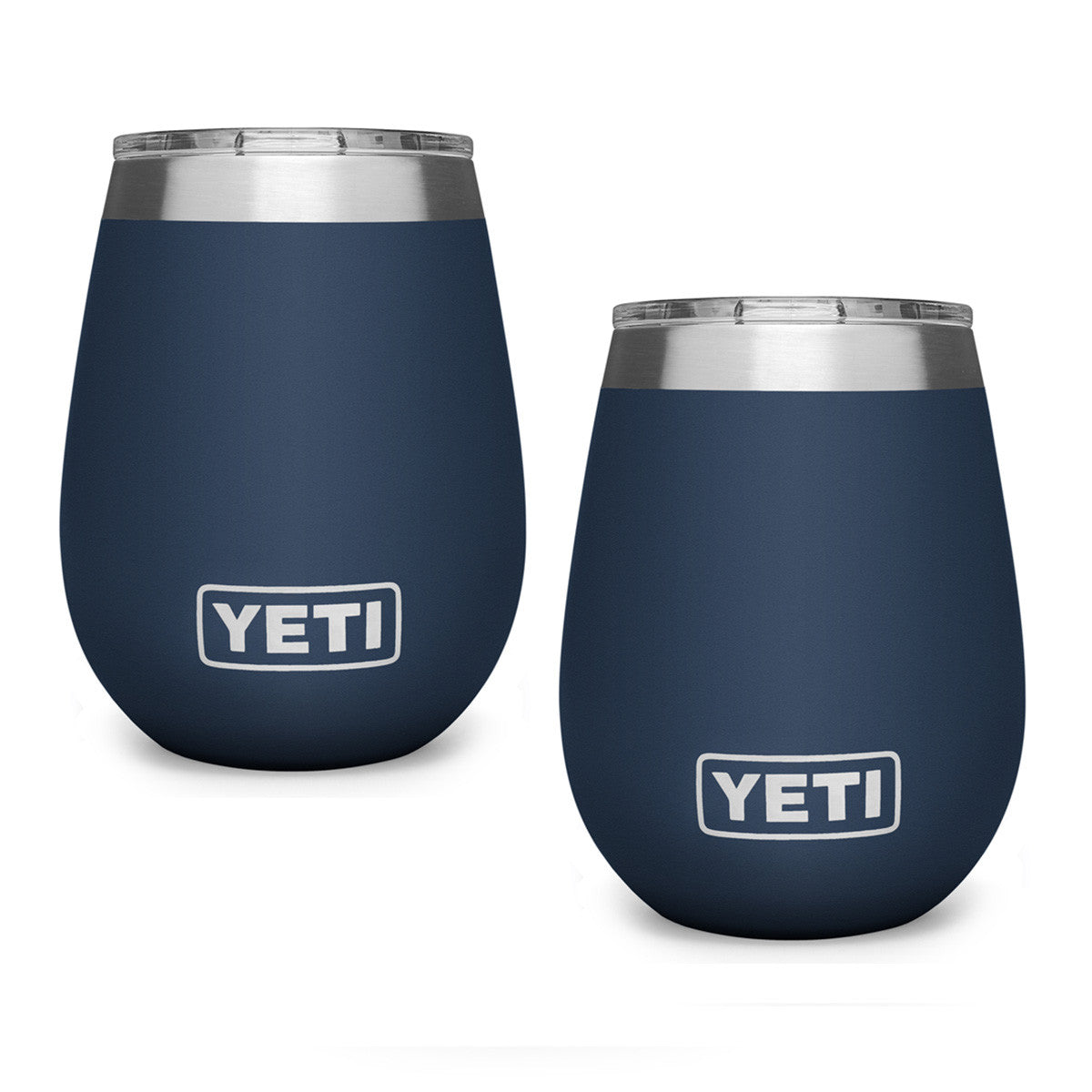Yeti Rambler 10 oz. Wine Tumbler 2 Pack Image in Navy
