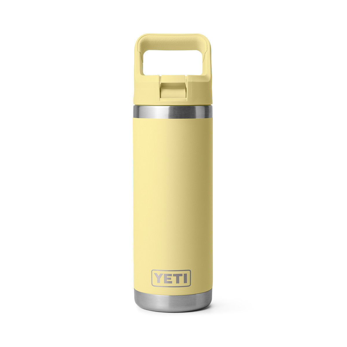 Rambler 18 oz. Water Bottle with Color-Matched Straw Cap in Daybreak Yellow