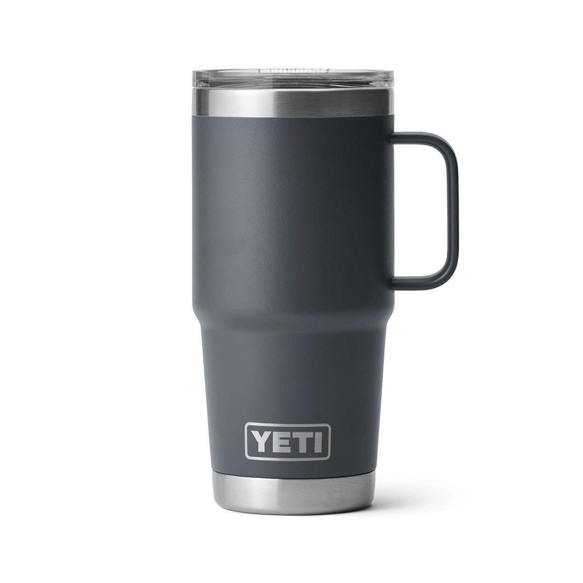 Rambler 20 oz. Travel Mug with Stronghold Lid Image in Charcoal