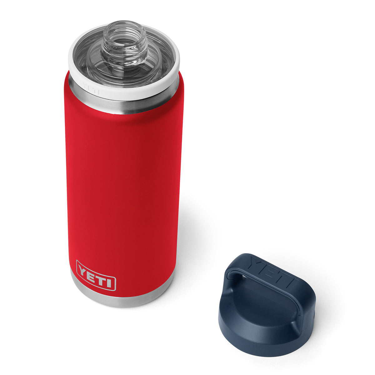 Yeti Rambler 26 oz. Water Bottle with Chug Cap Top Top Image.