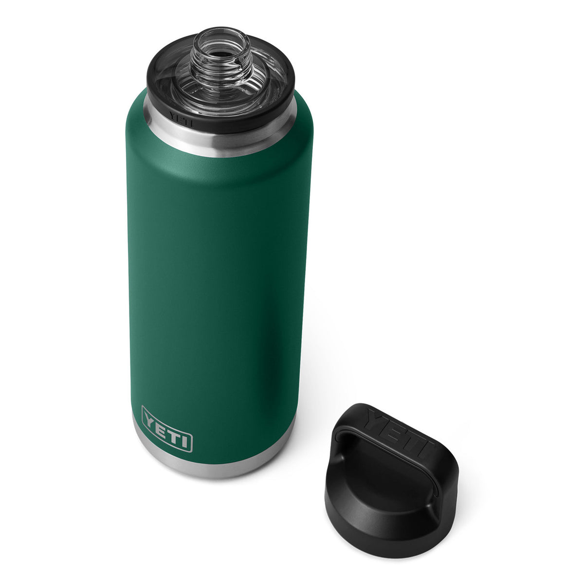 Yeti Rambler 46 oz. Water Bottle With Chug Cap Open Image