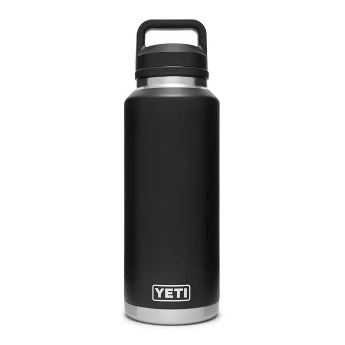 Yeti Rambler 46 oz. Water Bottle With Chug Cap Image in Black
