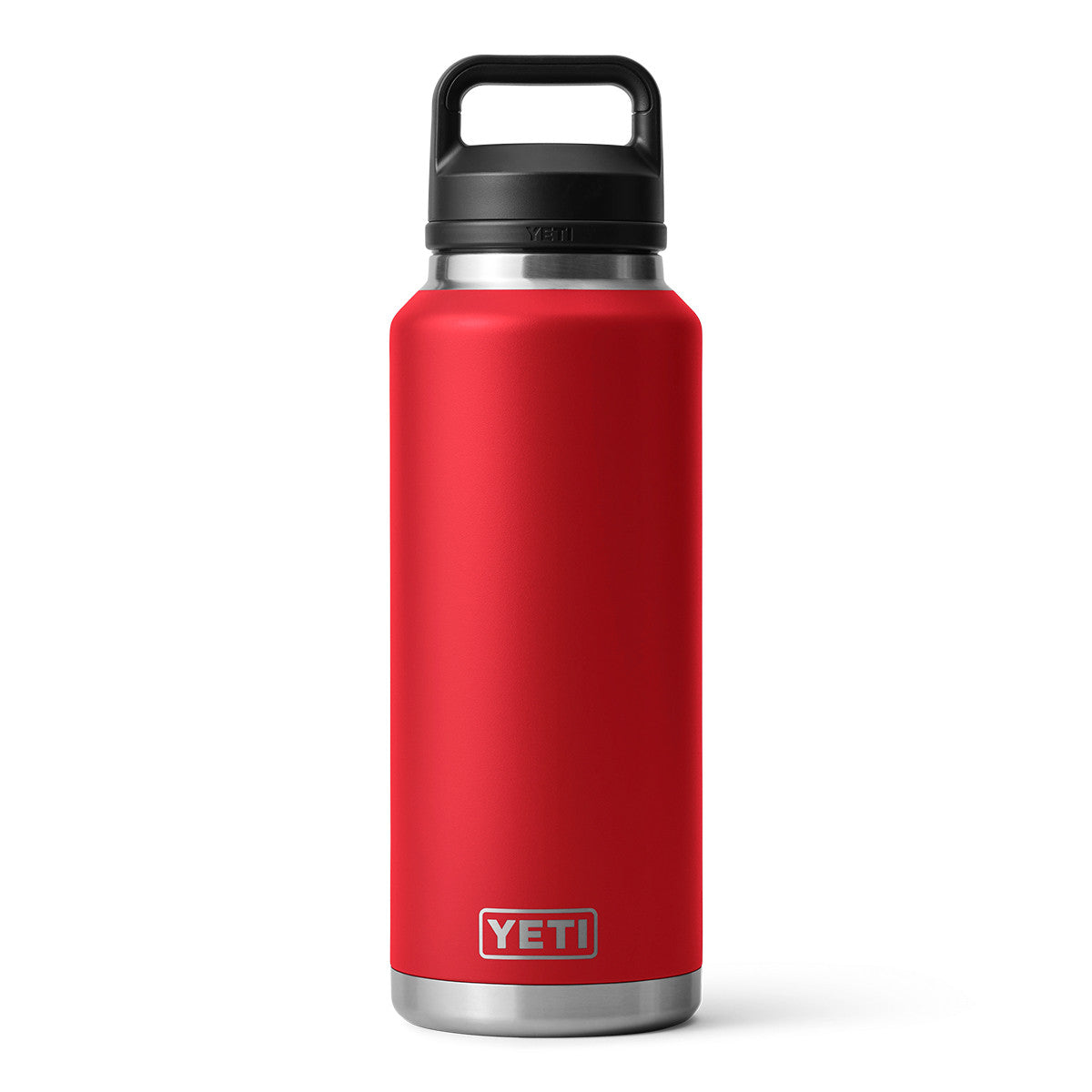 Yeti Rambler 46 oz. Water Bottle With Chug Cap Image in Rescue Red