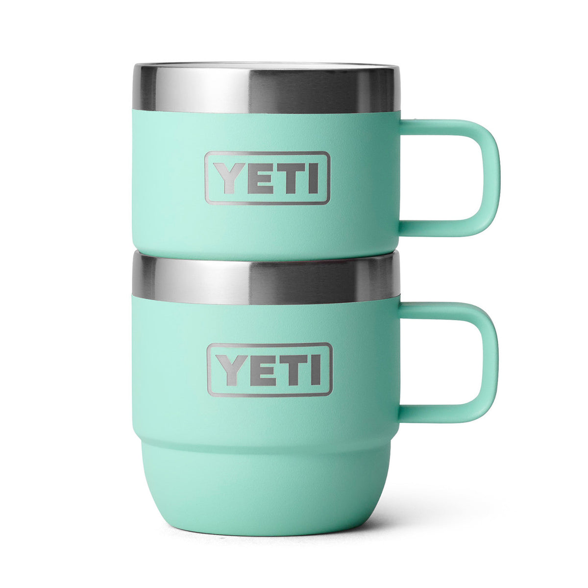 Yeti Rambler 6 oz. Stackable Mugs with Durasip Ceramic Lining, 2 Pack Stackable Image.