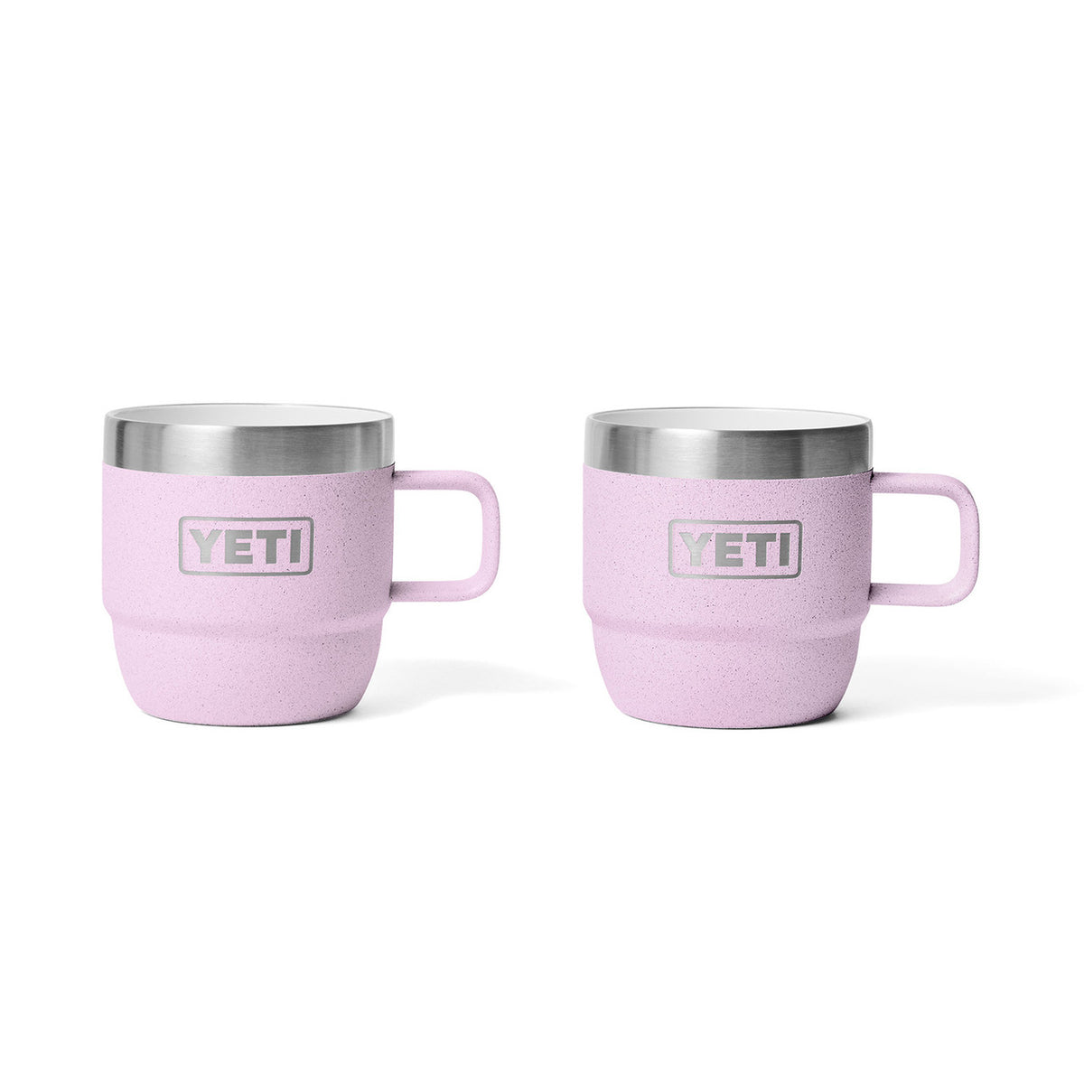 Yeti Rambler 6 oz. Stackable Mugs 2 Pack Image in Cherry Blossom