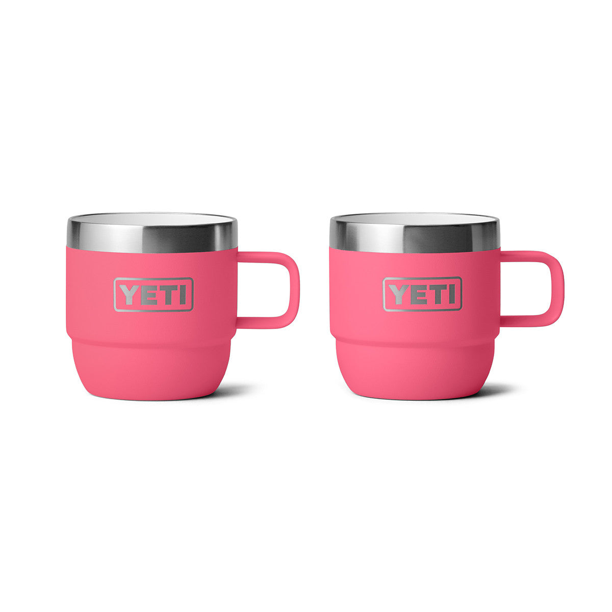 Yeti Rambler 6 oz. Stackable Mugs 2 Pack Image in Tropical Pink