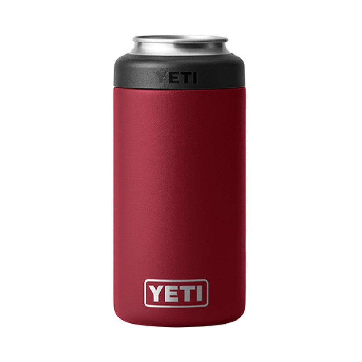 Yeti Rambler 16 oz. Colster Tall Can Cooler/Insulator Image in Harvest Red White