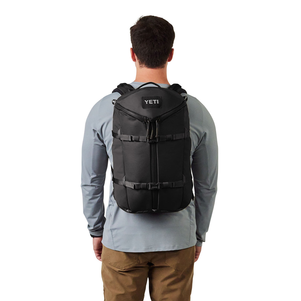 Yeti Rancher Backpack Black Back Model Image in 27L