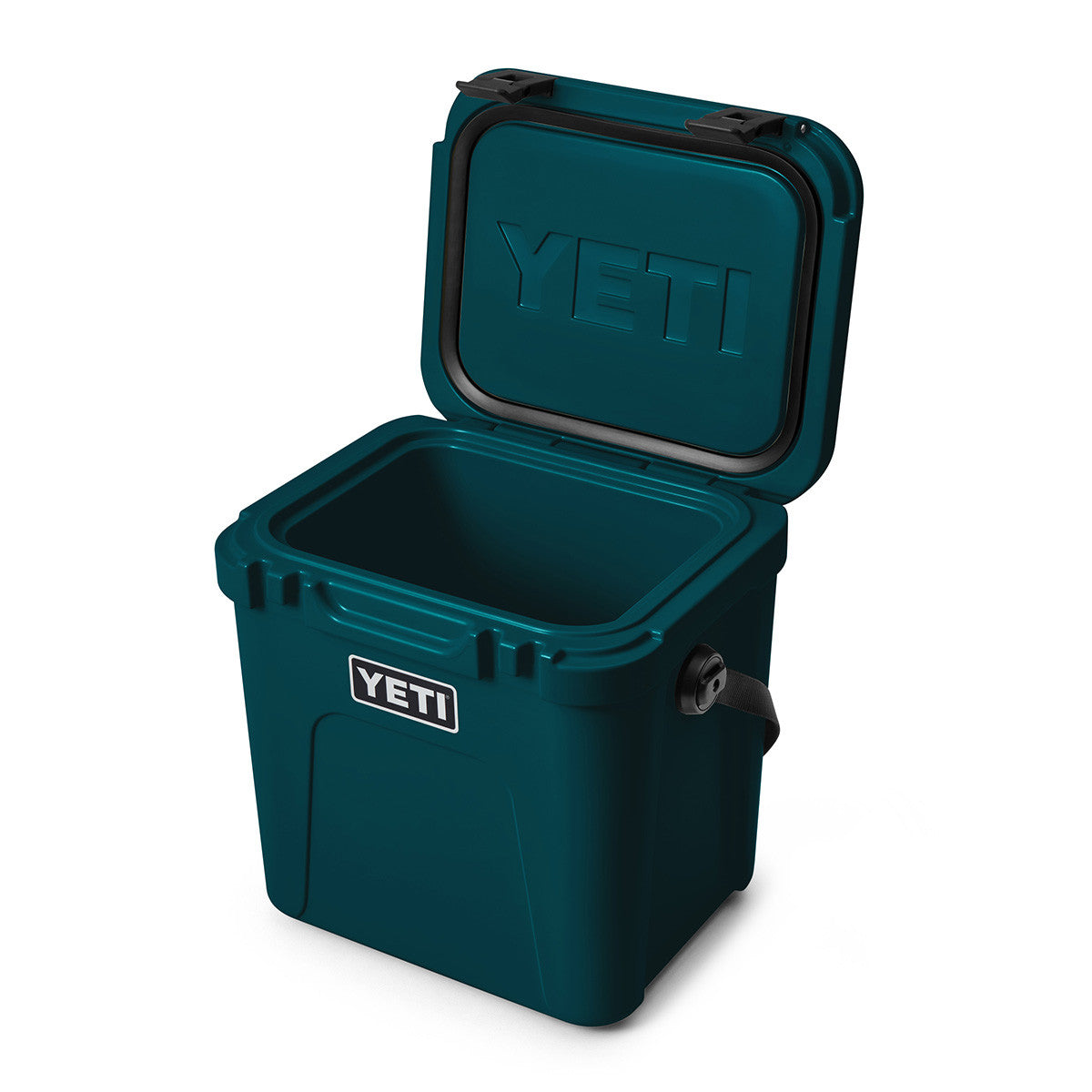 Yeti Roadie 24 Hard-Sided Cooler in Agave Teal Opened Image