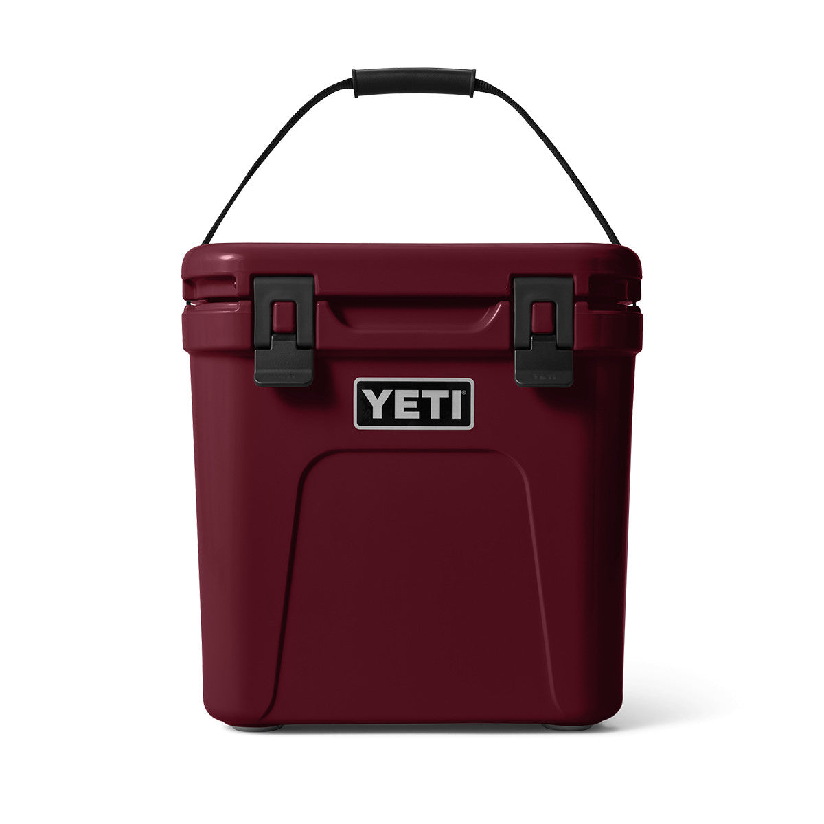 Yeti Roadie 24 Hard-Sided Cooler Handle Image in Wild Vine Red