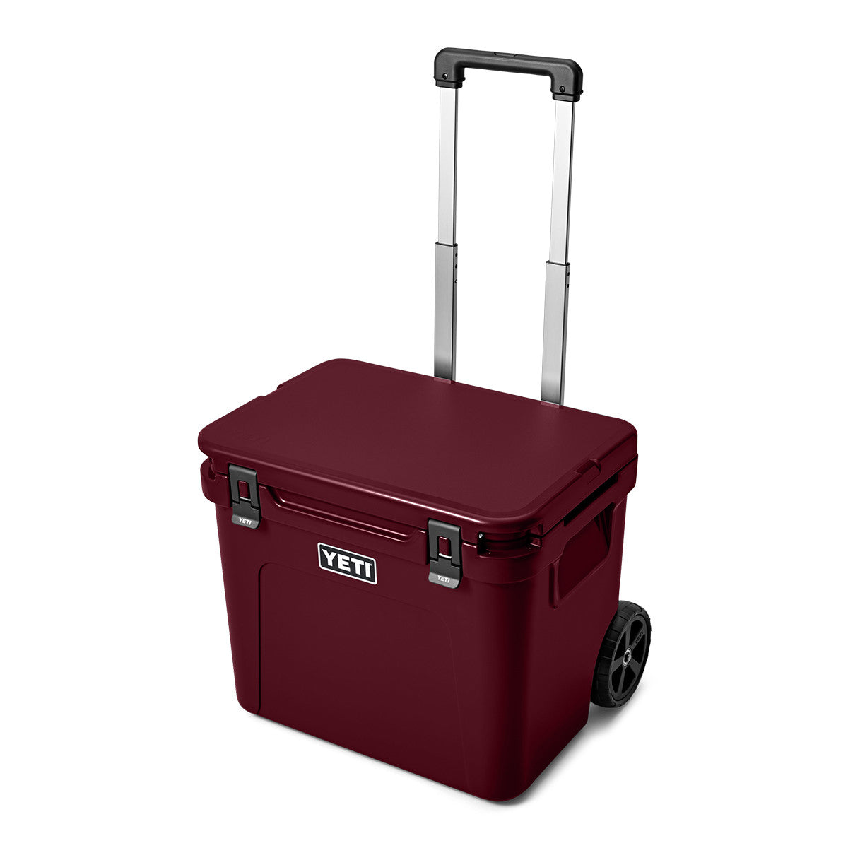 Yeti Roadie 60 Wheeled Cooler Image in Wild Vine Red