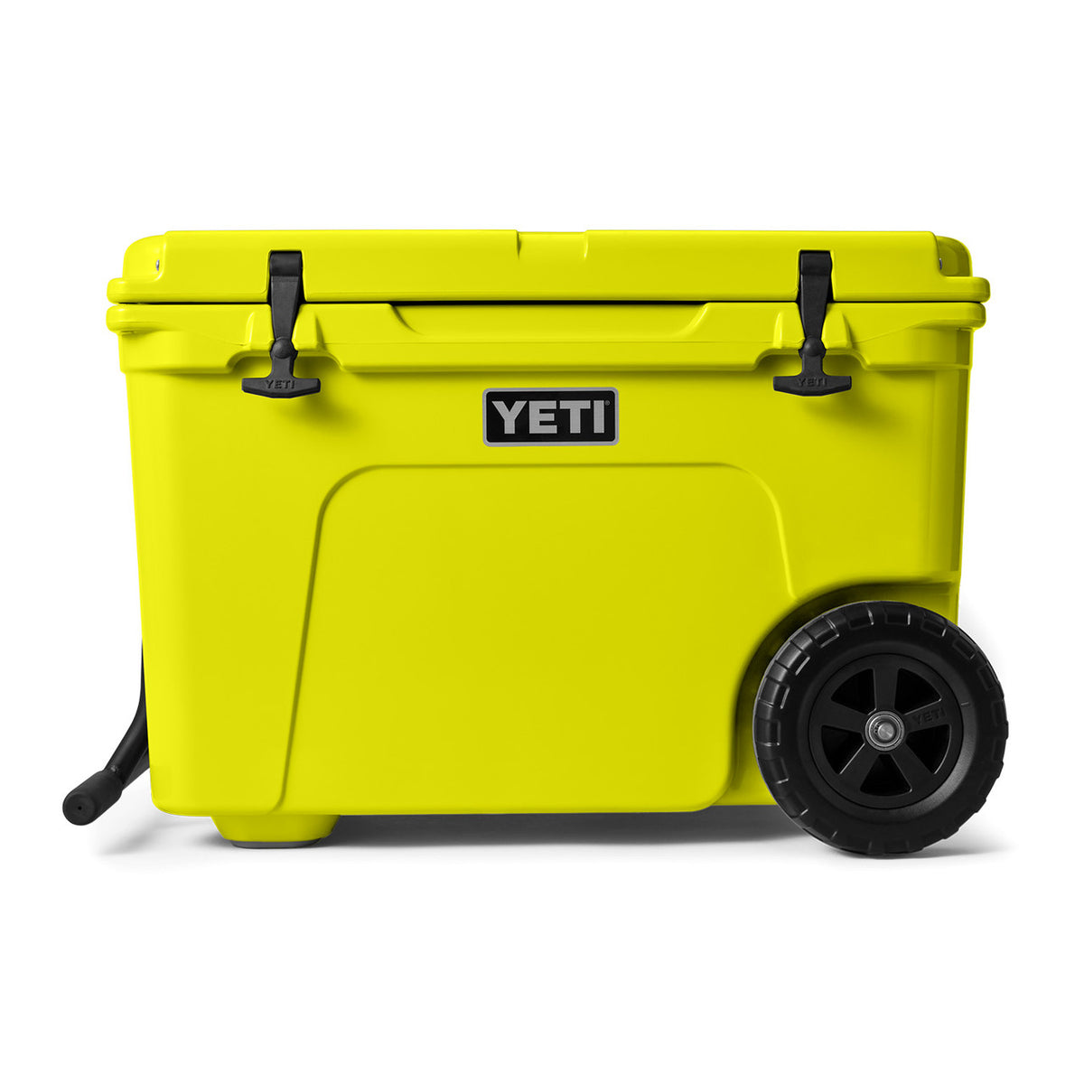 Yeti Tundra Haul Wheeled Cooler Image in Firefly Yellow