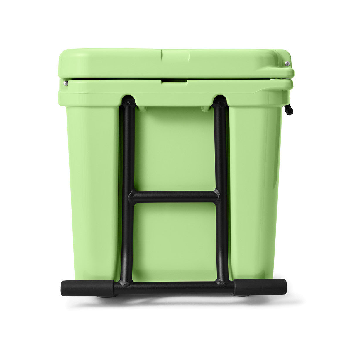 Yeti Tundra Haul Wheeled Cooler Side Image in Key Lime