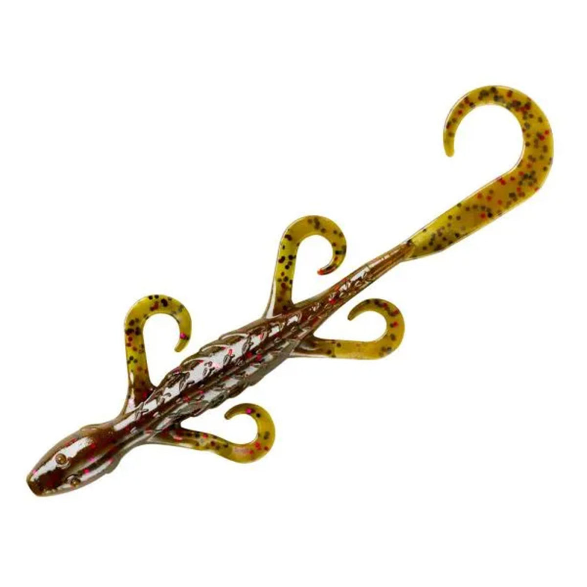 YUM Lizard 6", 10 Pack - Green Pumpkin Purple