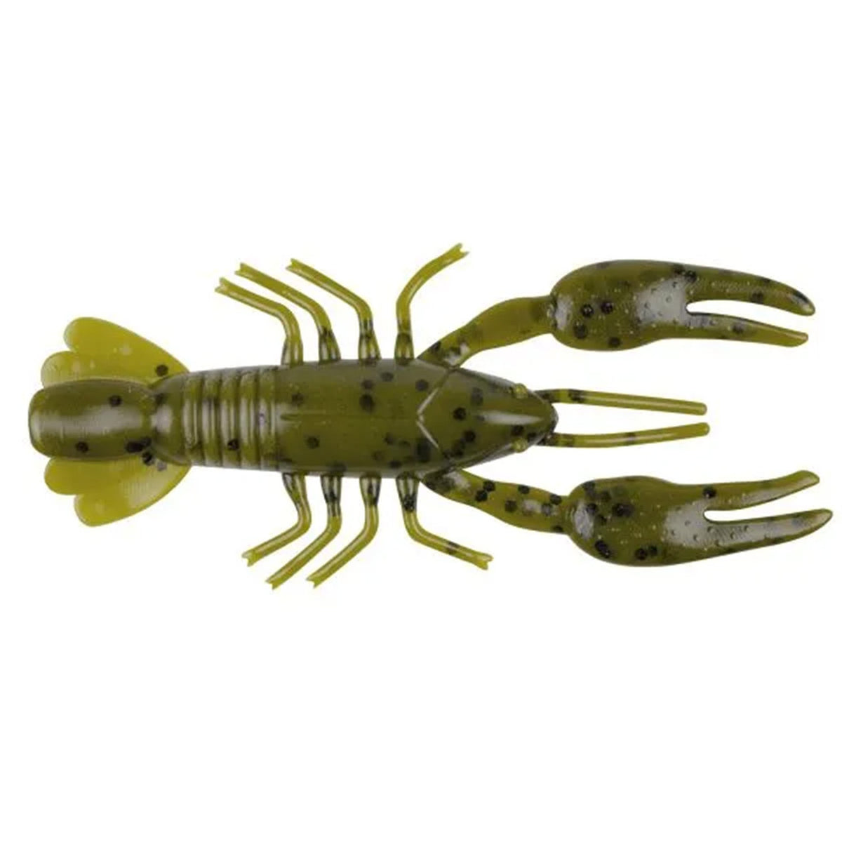 YUM Ned Craw 2", 8 Pack - Green Pumpkin