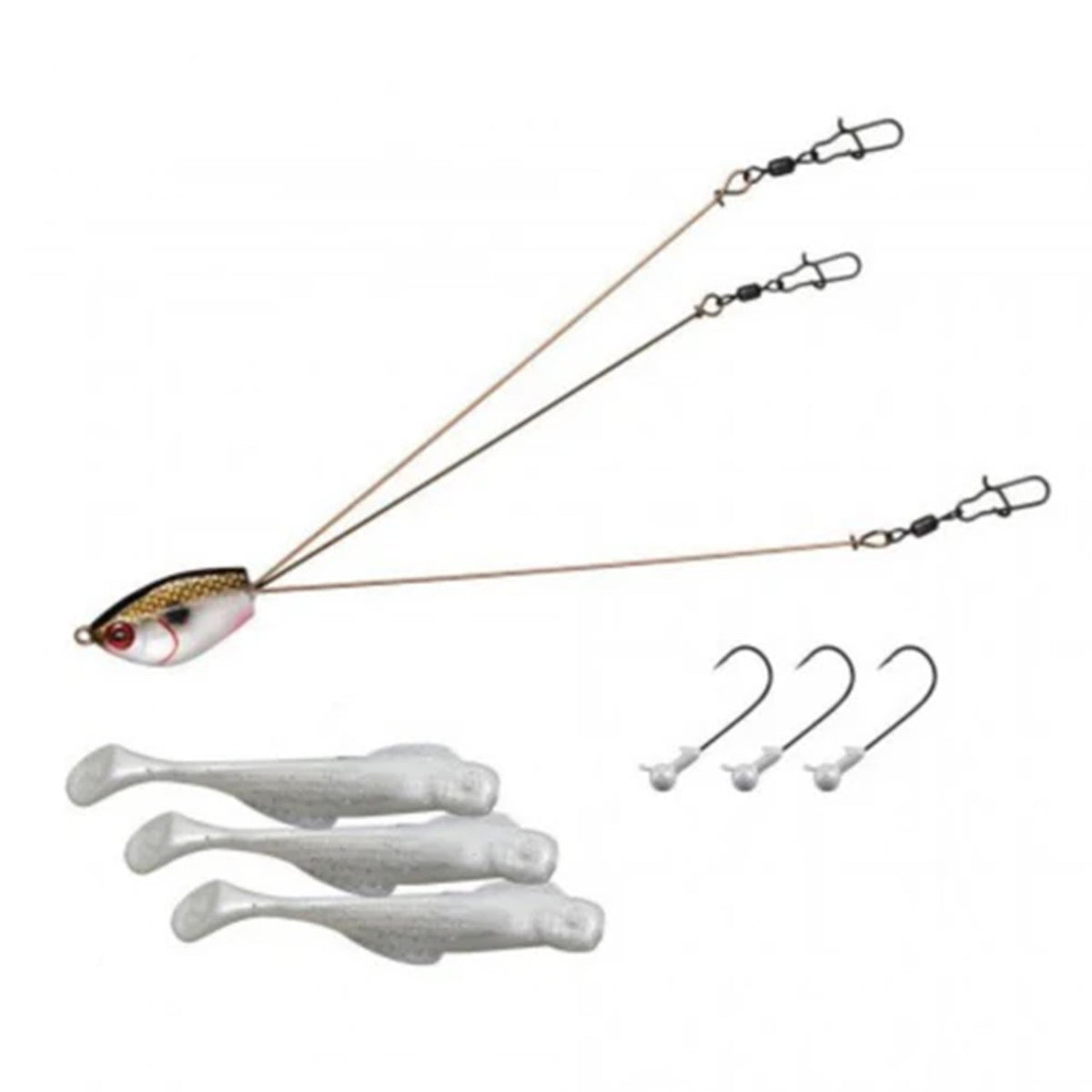 YUM Yumbrella 3-Wire Baitfish Rig Kit