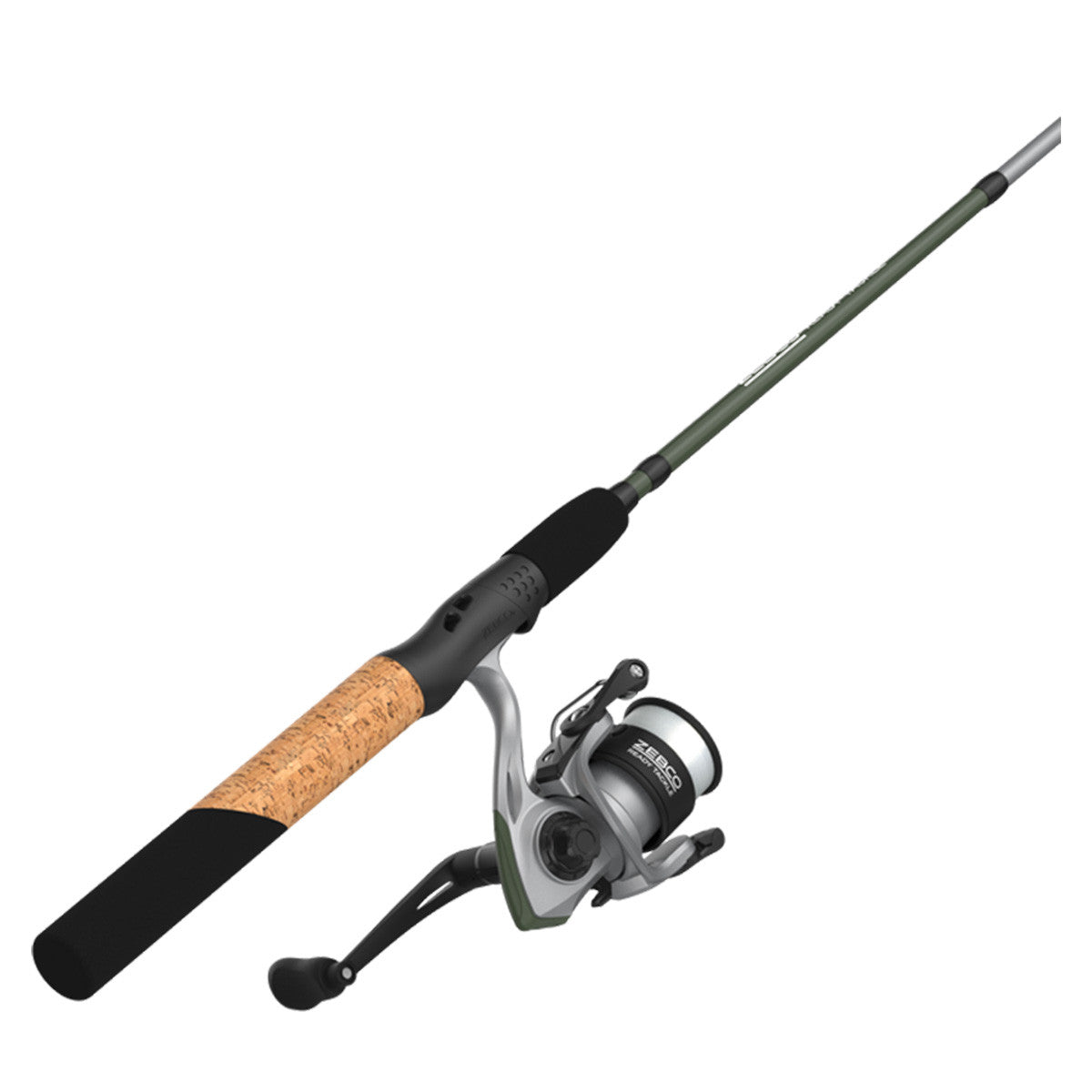 Zebco Ready Tackle Trout 10sz 6'0" 2pc Ultra Light Spinning Combo with Trout Magnet Tackle
