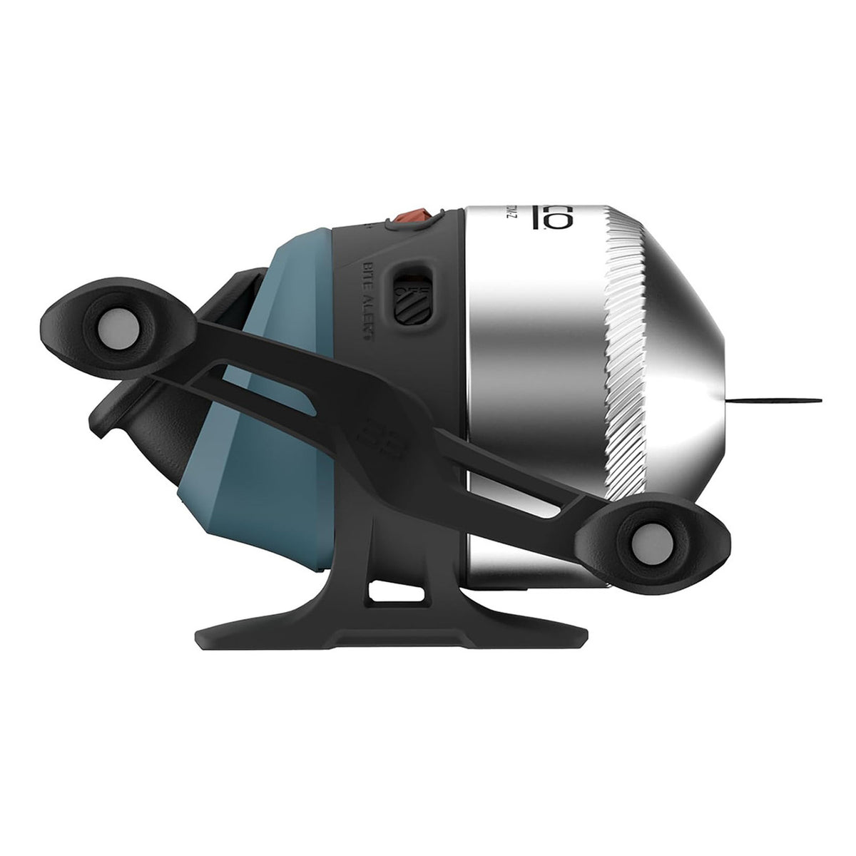 Zebco 33 Custom-Z Spincast Rod and Reel Combo with Strike King Tackle Right Side of Reel Image