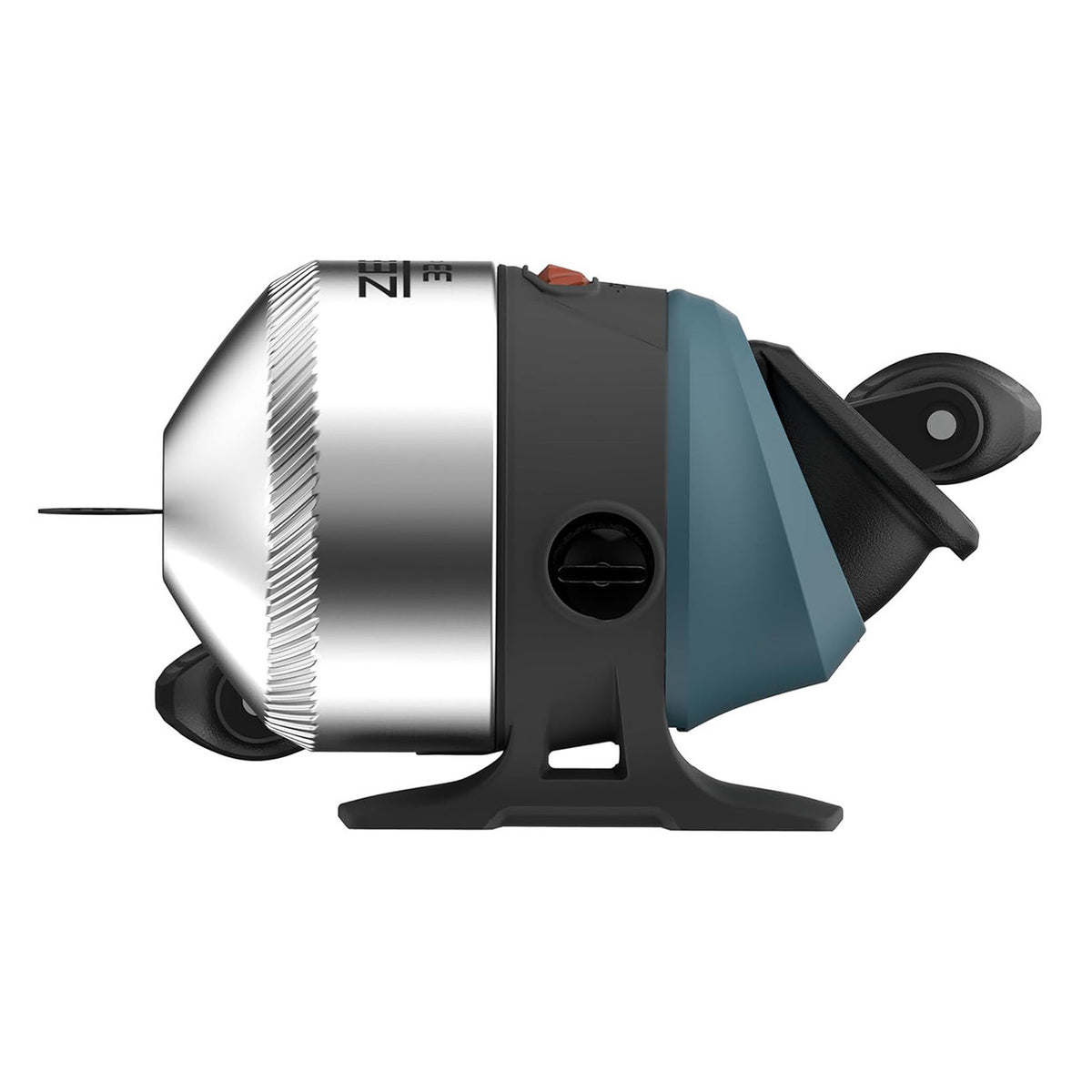 Zebco 33 Custom-Z Spincast Rod and Reel Combo with Strike King Tackle Left Side of Reel Image