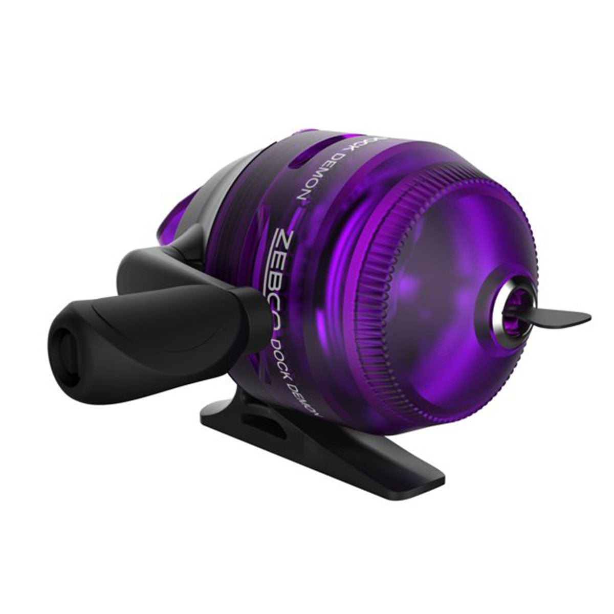 Dock Demon Purple 30" 1 Piece Spincast Rod and Reel Combo