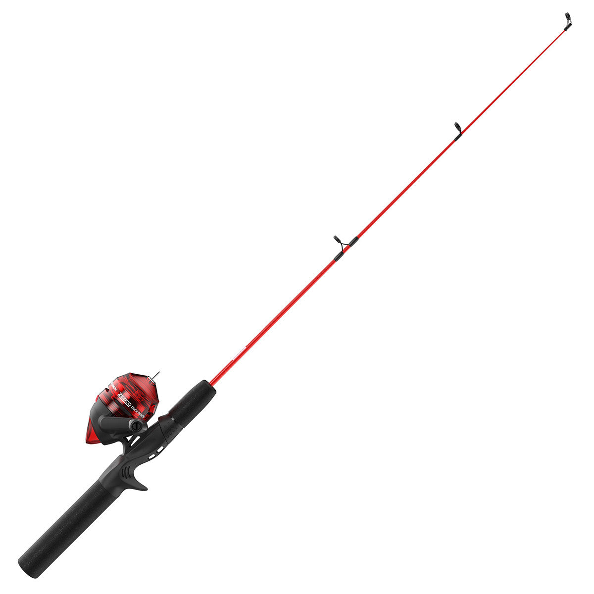 Zebco Dock Demon Red 30" 1 Piece Spincast Rod and Reel Combo