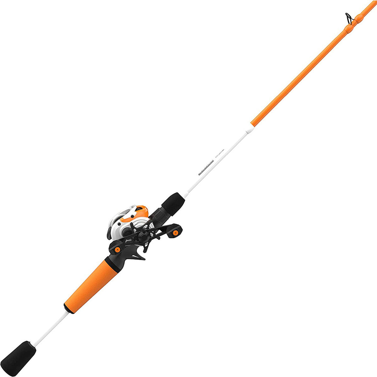 Zebco Roam Baitcast Rod and Reel Combo Image in Orange