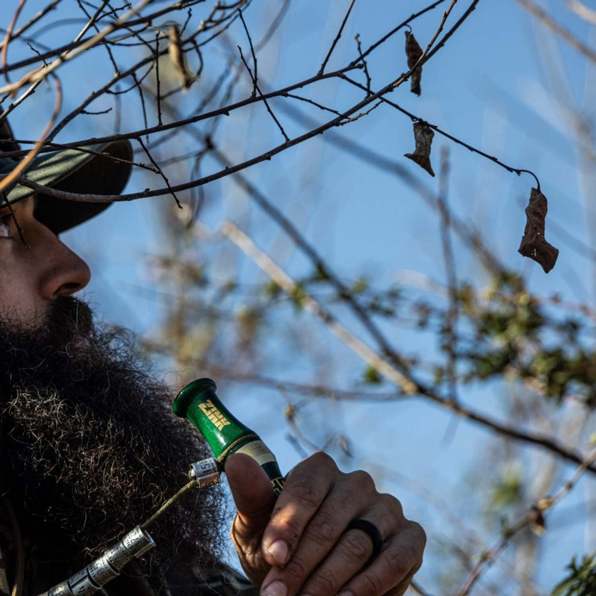 Zink Green Head Rocker Duck Call Lifestyle Image