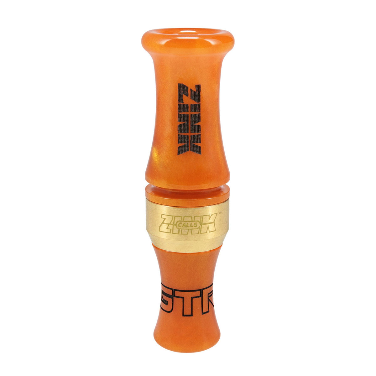 Zink Calls Green Top Rocker Duck Call Image in Orange
