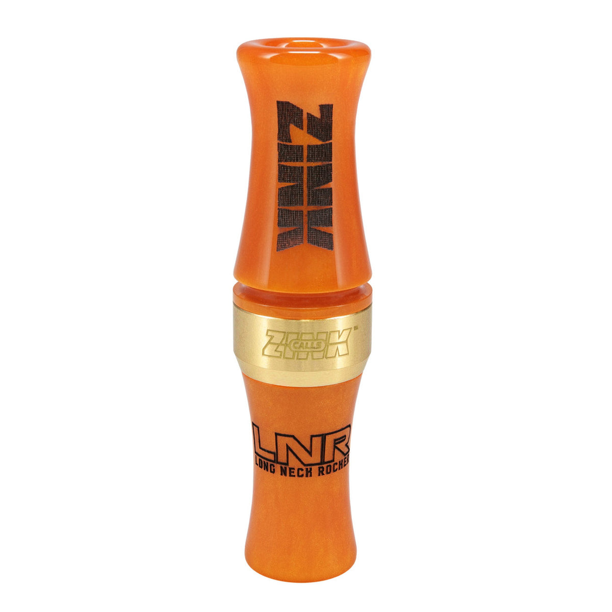 Zink Calls Long Neck Rocker Goose Call Image in Orange