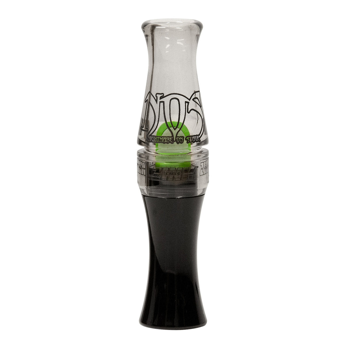 Zink Nightmare on Stage Polycarbonate Goose Call Image in Gun Smoke