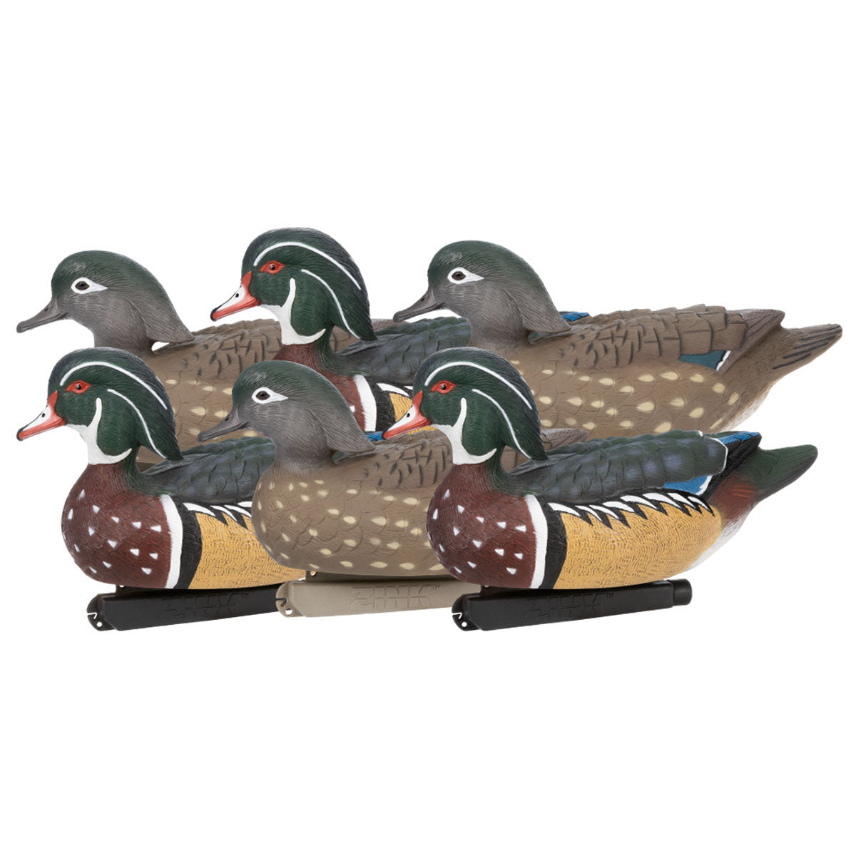 Zink Hunter Series Floater Wood Duck Decoys - 6 Pack