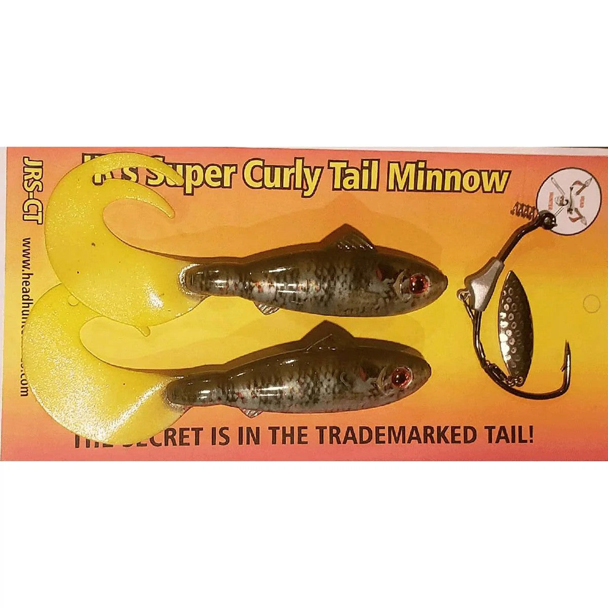 Head Hunter JRS Super Curly Tail Minnow PAckage I mage
